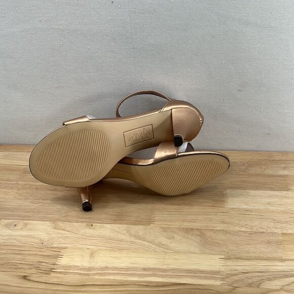 Style & Co Paycee Two-Piece Dress Sandals- Rose Gold Shine- Various Sizes - Picture 6 of 7